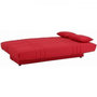 Voir la diapositive 4 : MARKET24 Banquette clic clac 3 places - Tissu rouge - Style Contemporain - L 190 x P 92 cm - DREAM