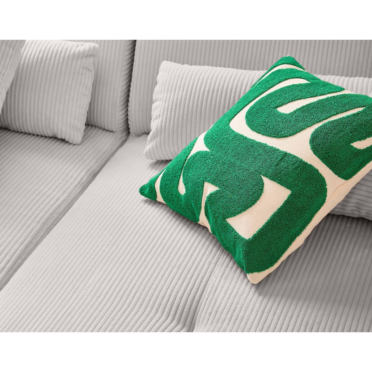 LISA DESIGN Onyx - canapé modulable d'angle réversible 4 places - en velours côtelé