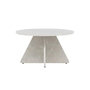 Voir la diapositive 2 : Paris Prix Table Basse Effet Marbre  ﻿Bootcut  80cm Beige