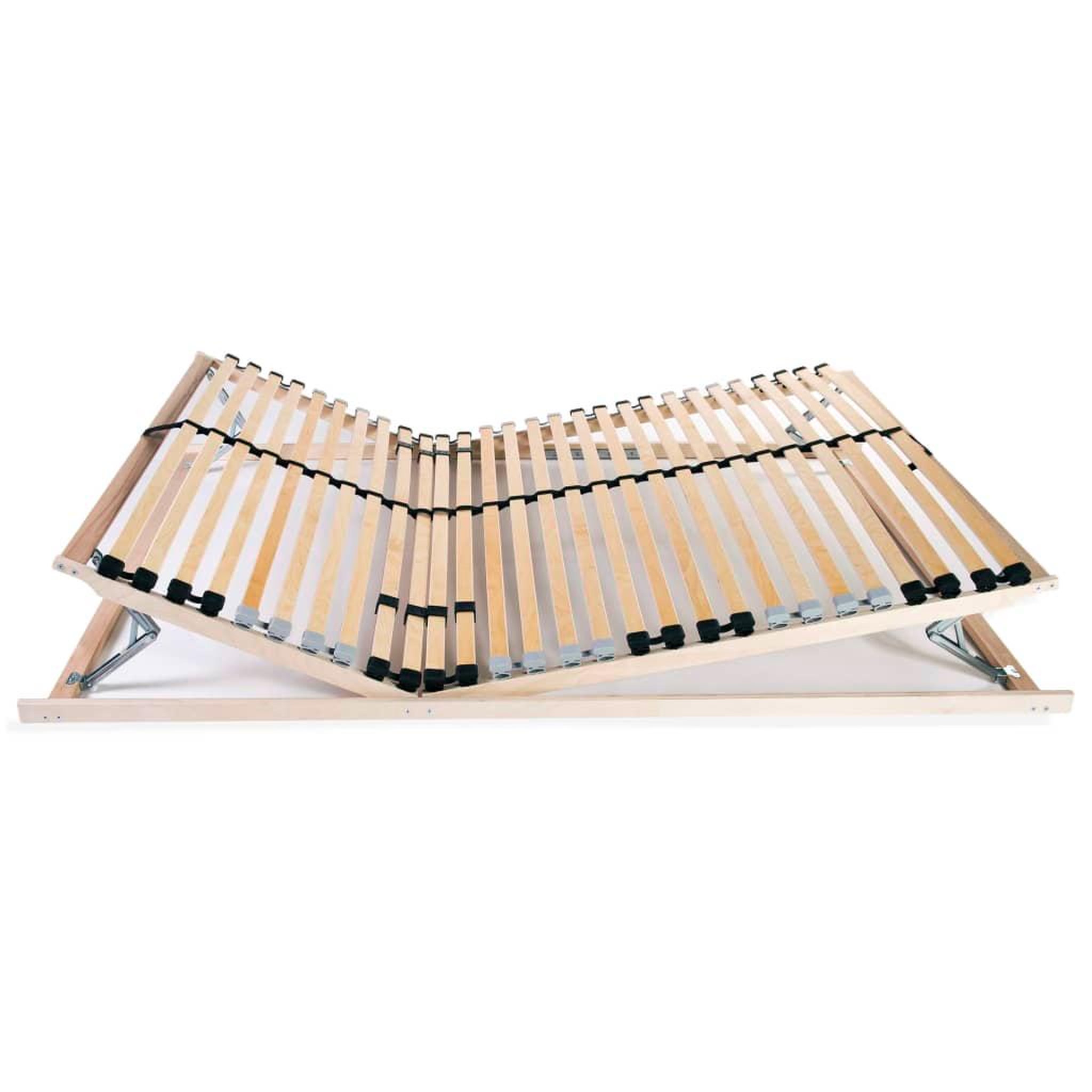 Voir la diapositive 4 : VIDAXL Sommier a lattes sans matelas avec 28 lattes 7 zones 120x200 cm