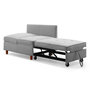 Voir la diapositive 5 : Paris Prix Banquette 2 Places Convertible  Théo  107cm Gris