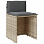 Voir la diapositive 5 : VIDAXL Ensemble de bistro 3 pcs et coussins gris clair resine tressee