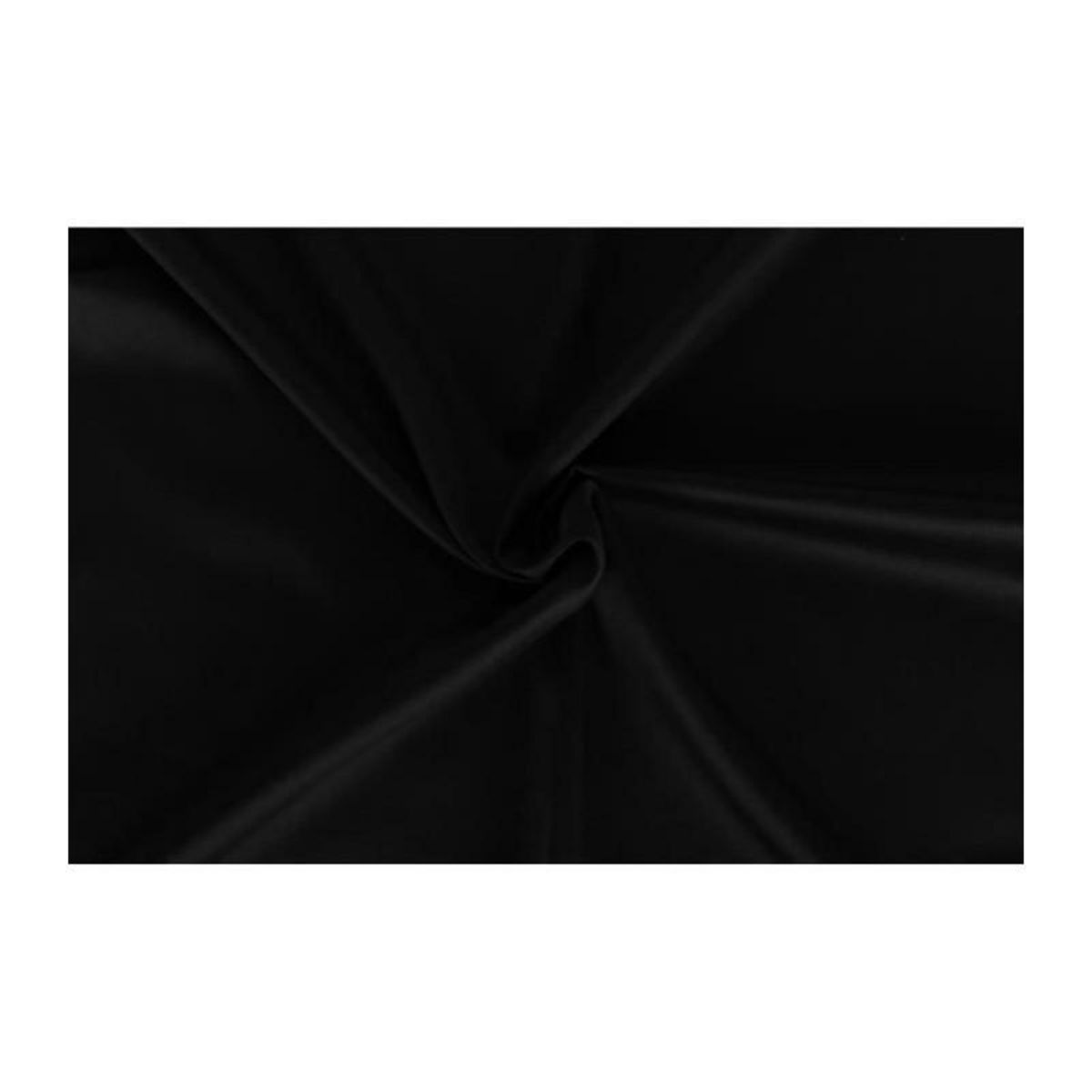 GENERIQUE Parure de lit - 129CTN63492 - 1 housse de couette 220 x 240 cm + 2 taies d'oreiller 60 x 60 cm - Satiné 100% coton - Noir