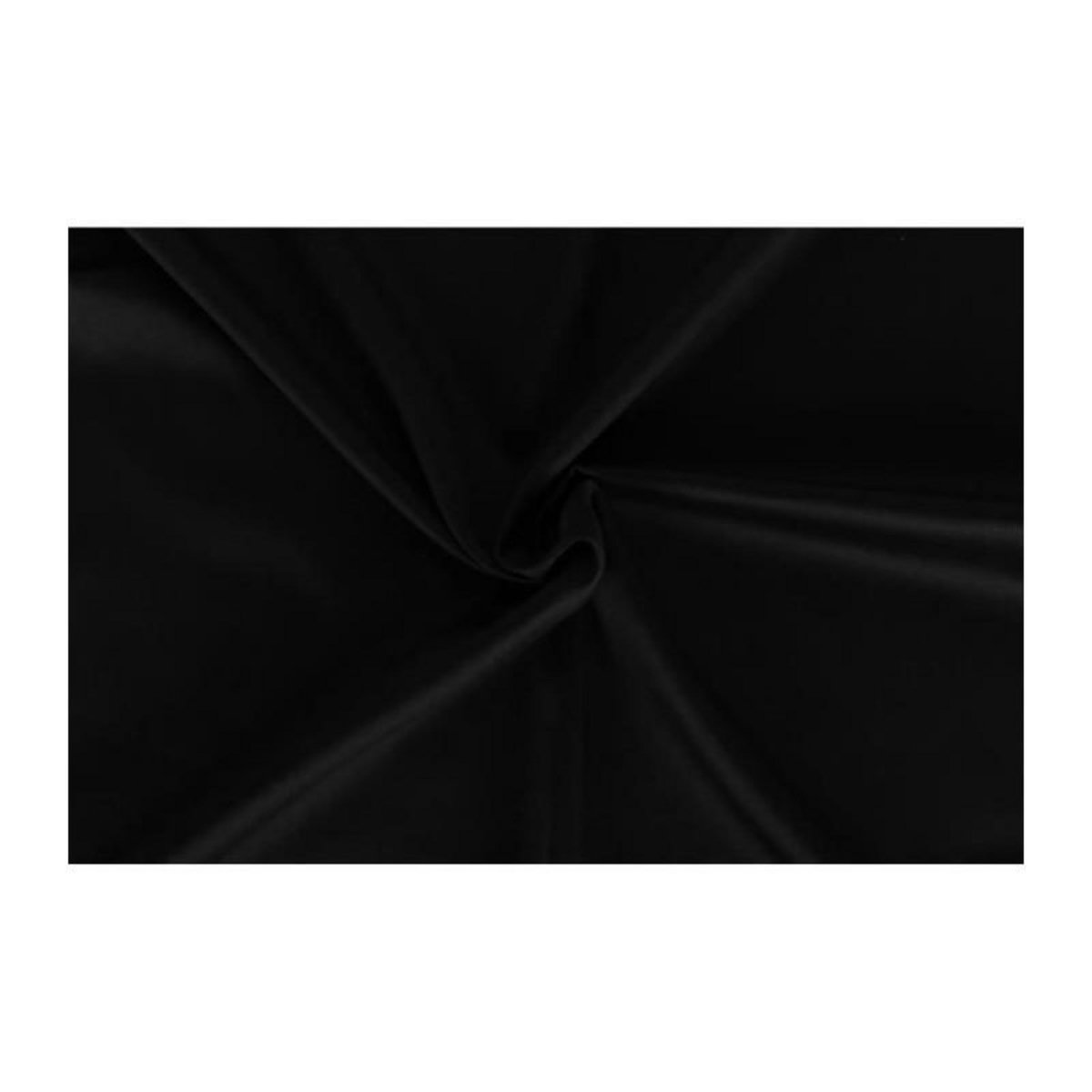 GENERIQUE Parure de lit - 129CTN63492 - 1 housse de couette 220 x 240 cm + 2 taies d'oreiller 60 x 60 cm - Satiné 100% coton - Noir