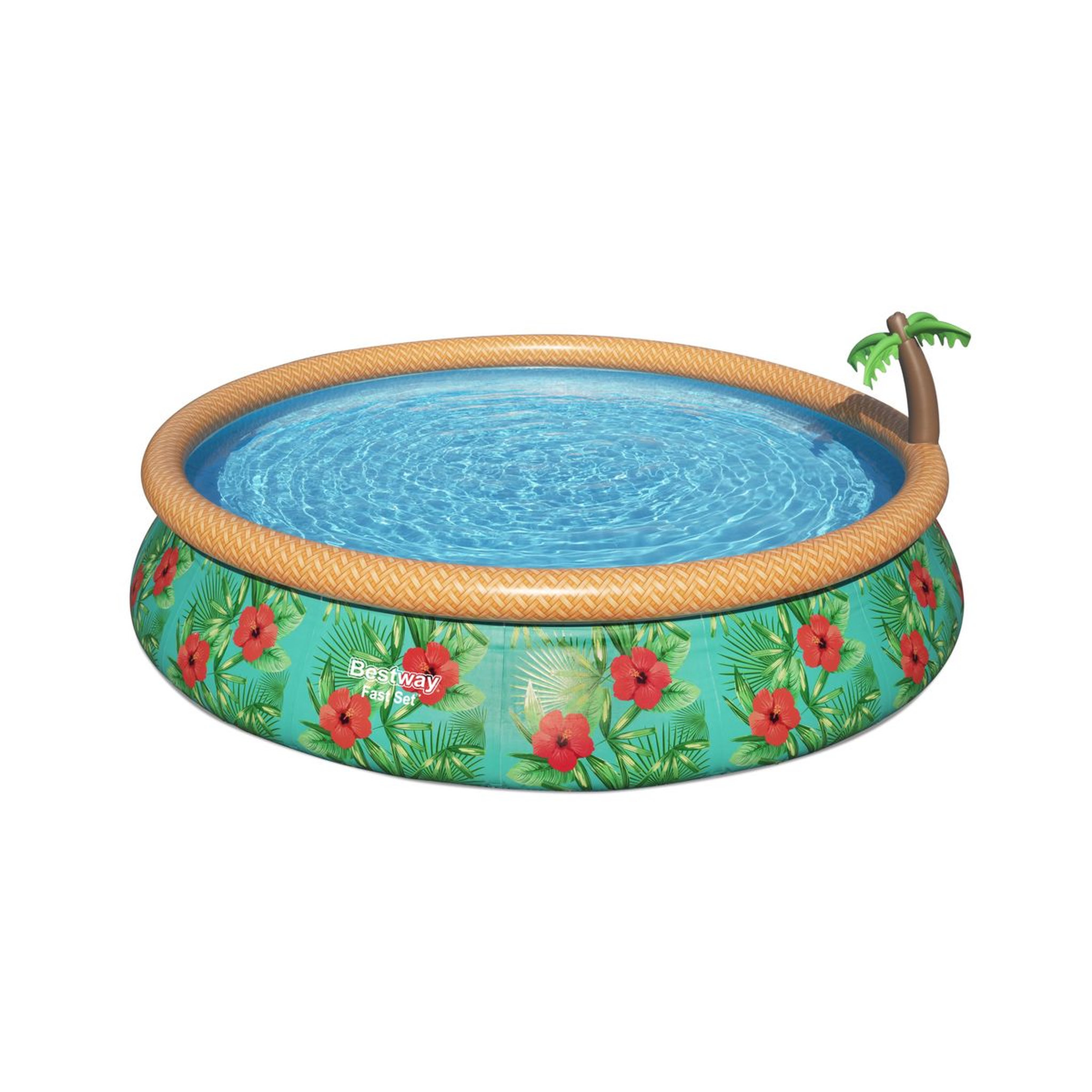 Voir la diapositive 4 : BESTWAY Piscine hors sol diamètre 457 x 84 cm Fast Set