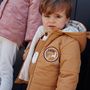 Voir la diapositive 6 : Petit Béguin Doudoune bébé intérieur polaire avec capuche Lamascotte