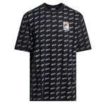 FILA T-shirt Noir Homme Fila Flat Print. Coloris disponibles : Noir