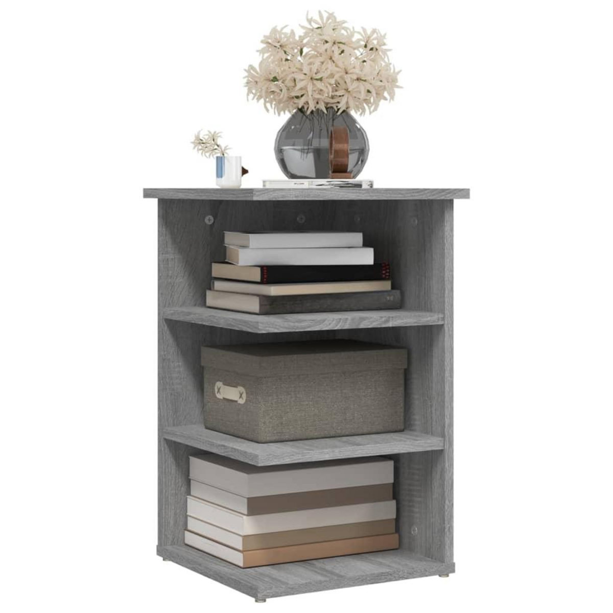 VIDAXL Armoire laterale Sonoma gris 35x35x55 cm Bois d'ingenierie