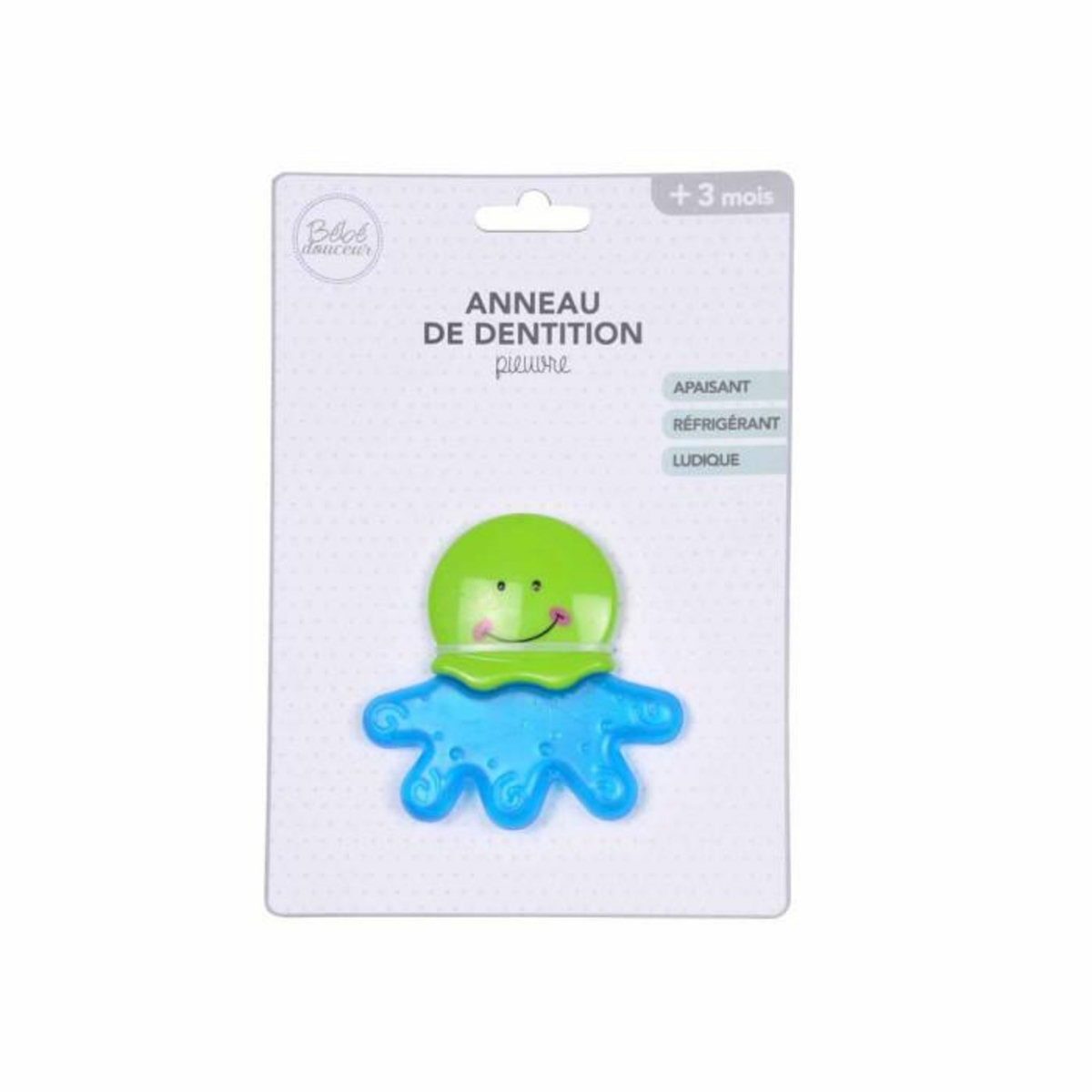 Paris Prix Anneau de Dentition Réfrigérant  Pieuvre  7cm Vert