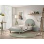 Voir la diapositive 6 : Paris Prix Pack - Lit Enfant & Pouf Bouclé  Moon  90x200cm Vert
