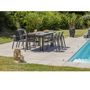 Voir la diapositive 2 : DCB GARDEN Table de jardin - 8/10 places - Céramique/aluminium - Anthracite - VENISE