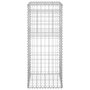 Voir la diapositive 5 : VIDAXL Poteaux a panier de gabion 2 pcs 40x40x100 cm Fer