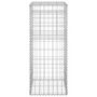 Voir la diapositive 5 : VIDAXL Poteaux a panier de gabion 2 pcs 40x40x100 cm Fer