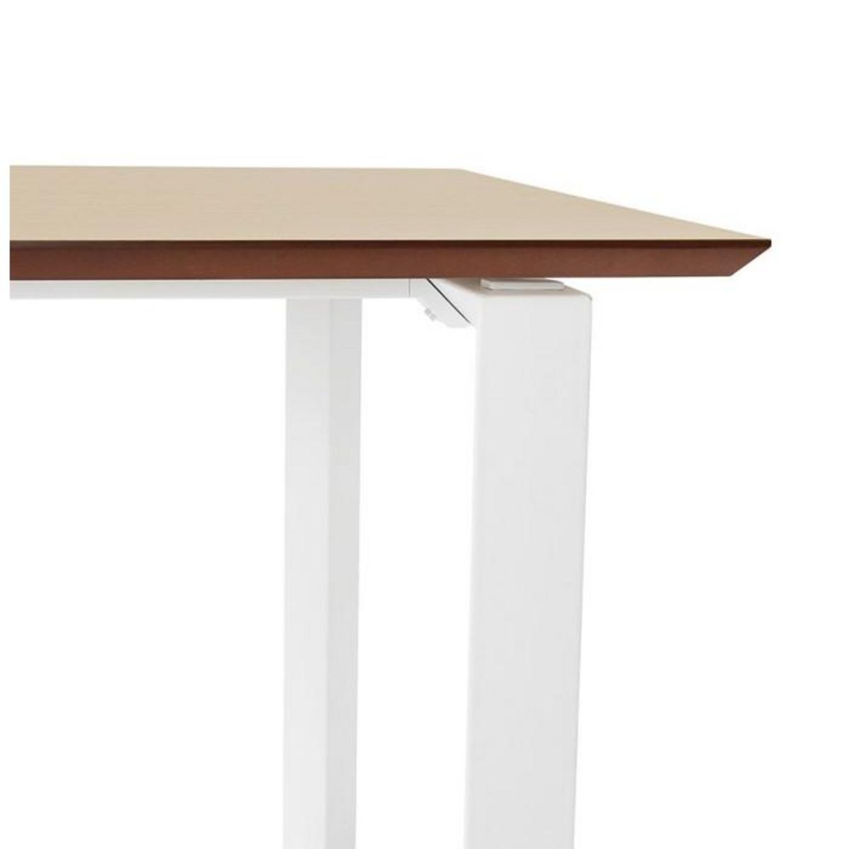 Paris Prix Bureau Design  Ribaila  130cm Naturel & Blanc