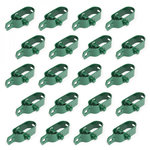 LINXOR Lot de 20 tendeurs en acier galvanisé plastifié N°2 pour fil de grillage ou autre - Vert