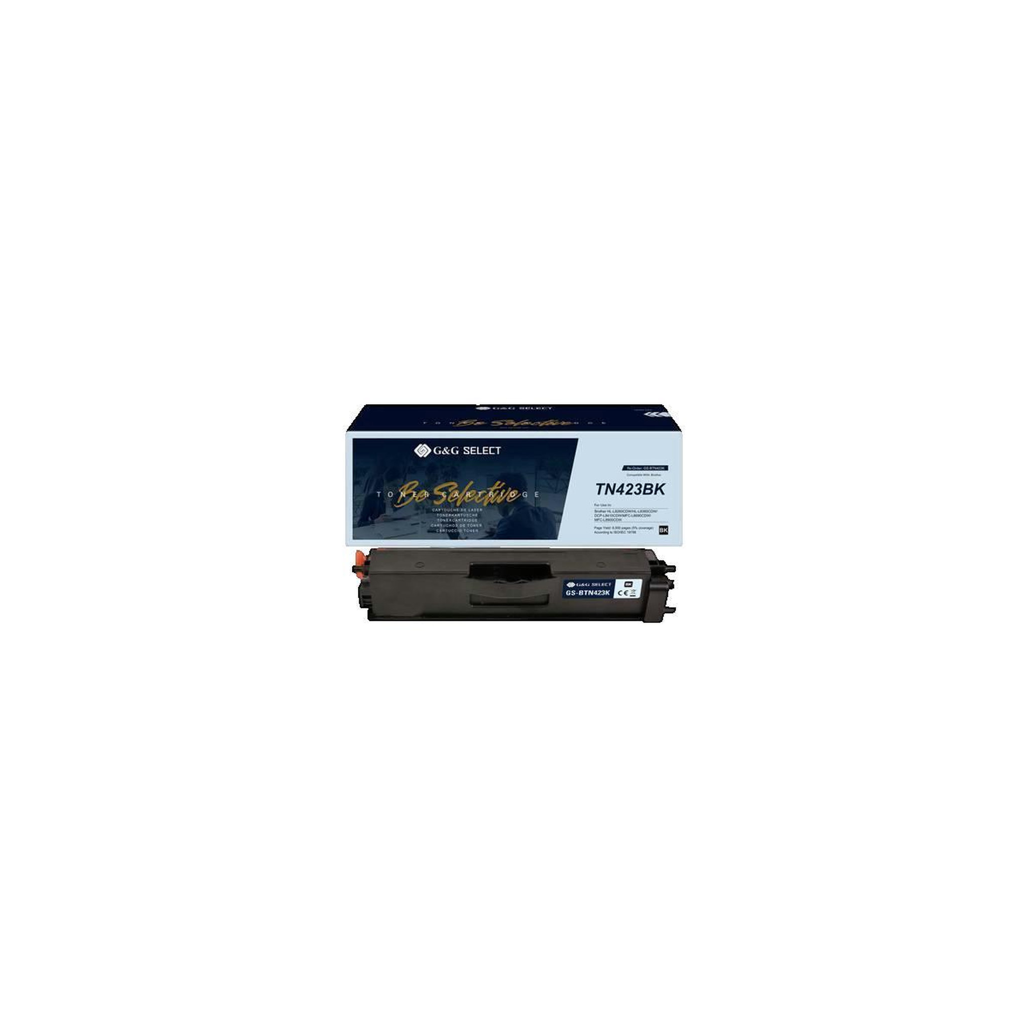 GGS Toner G&G SELECT pour Brother TN-423BK Noir