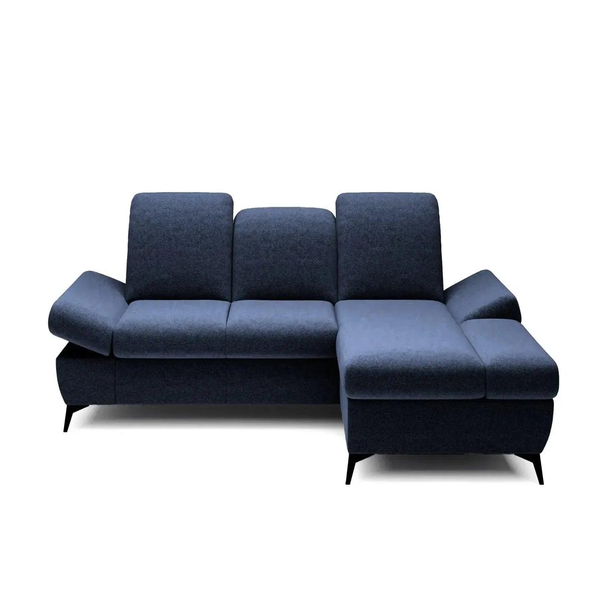 Voir la diapositive 1 : CASANOVA PARIS Livia - canapé d'angle convertible tissu chiné