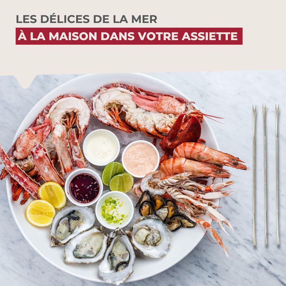 Fackelmann Lot de 6 fourchettes à crustacé en acier inoxydable 18,5 cm Fackelmann