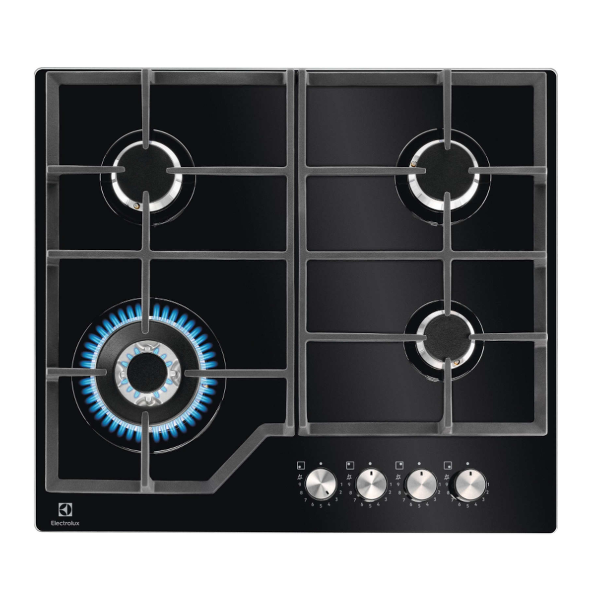 ELECTROLUX Table de cuisson gaz 59cm 4 feux noir - KGG64362K