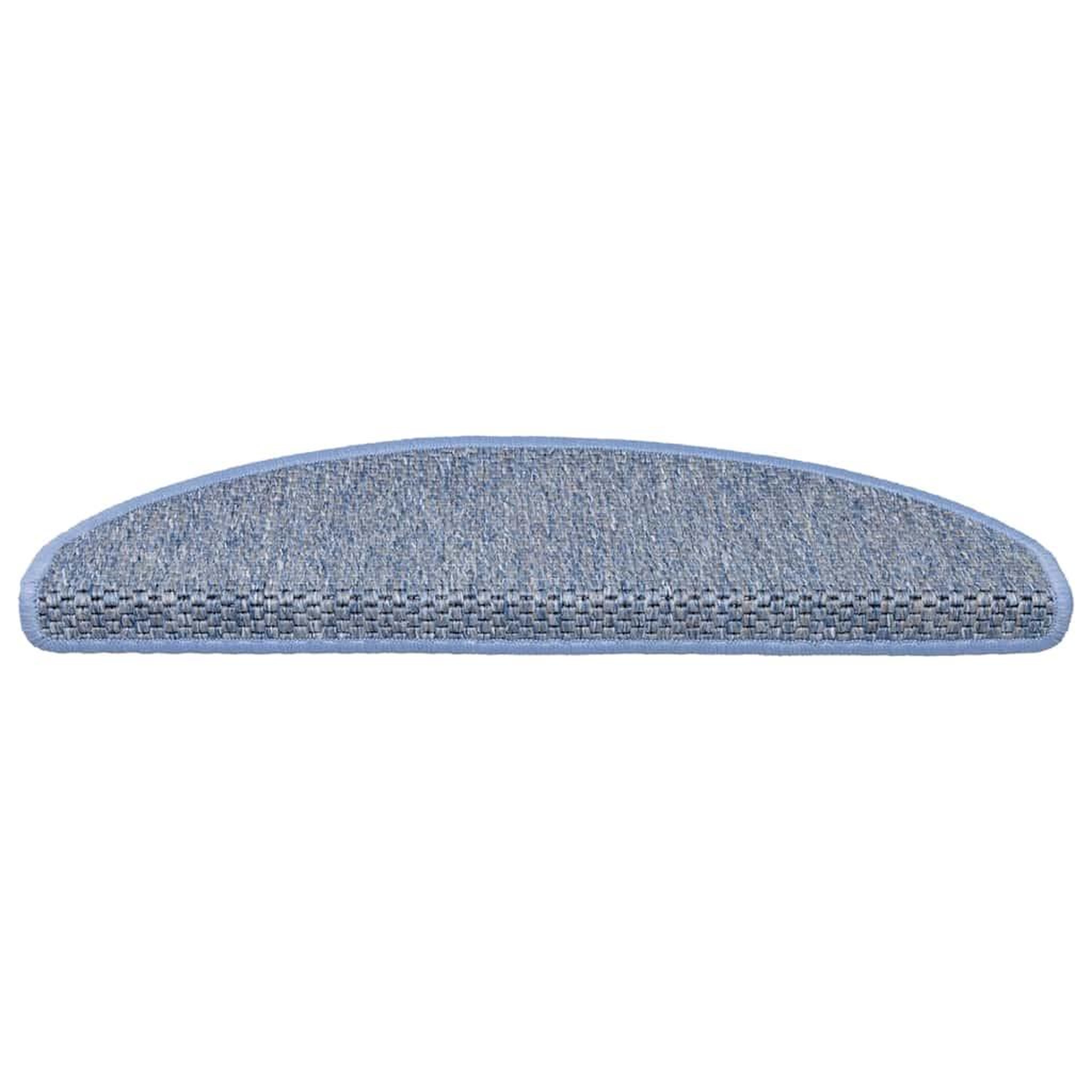 Voir la diapositive 3 : VIDAXL Tapis d'escalier autocollants 30 pcs 65x21x4 cm bleu