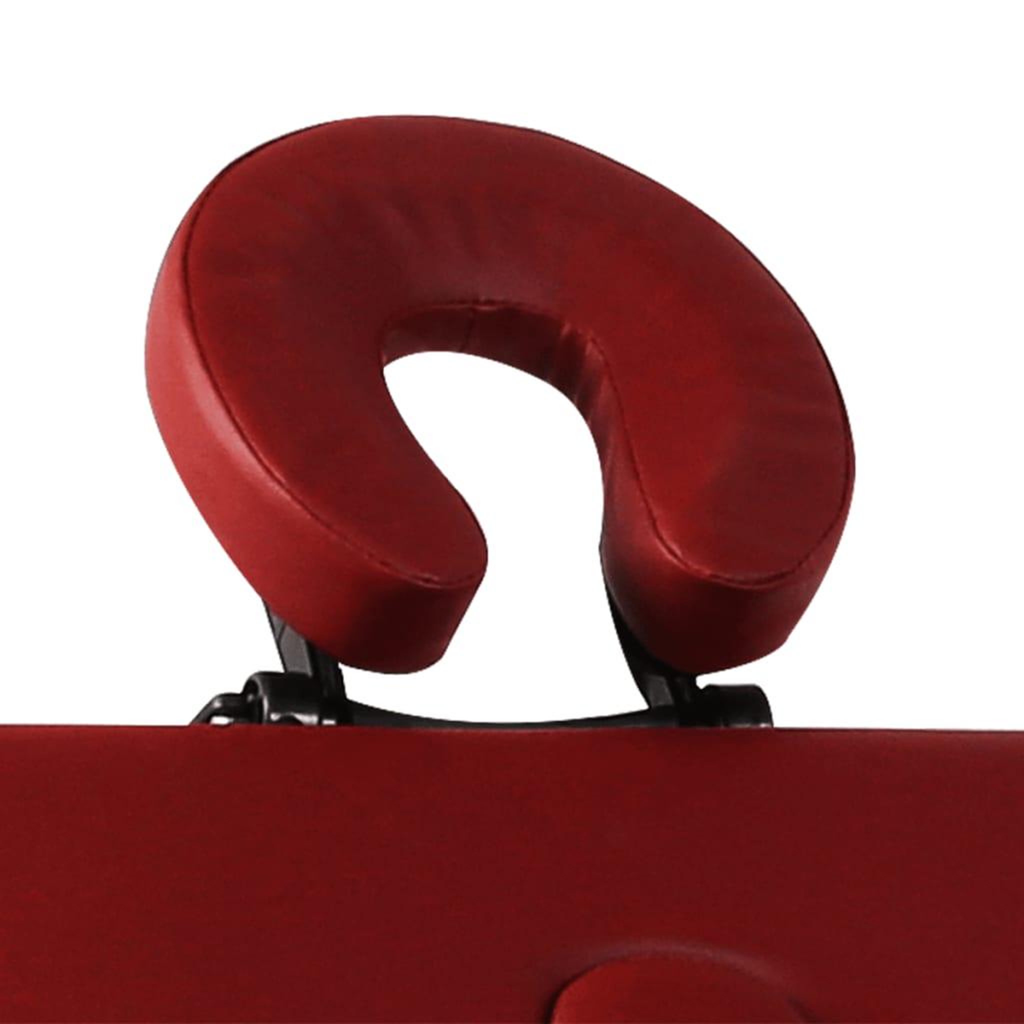 Voir la diapositive 3 : VIDAXL Table pliable de massage Rouge 3 zones avec cadre en aluminium