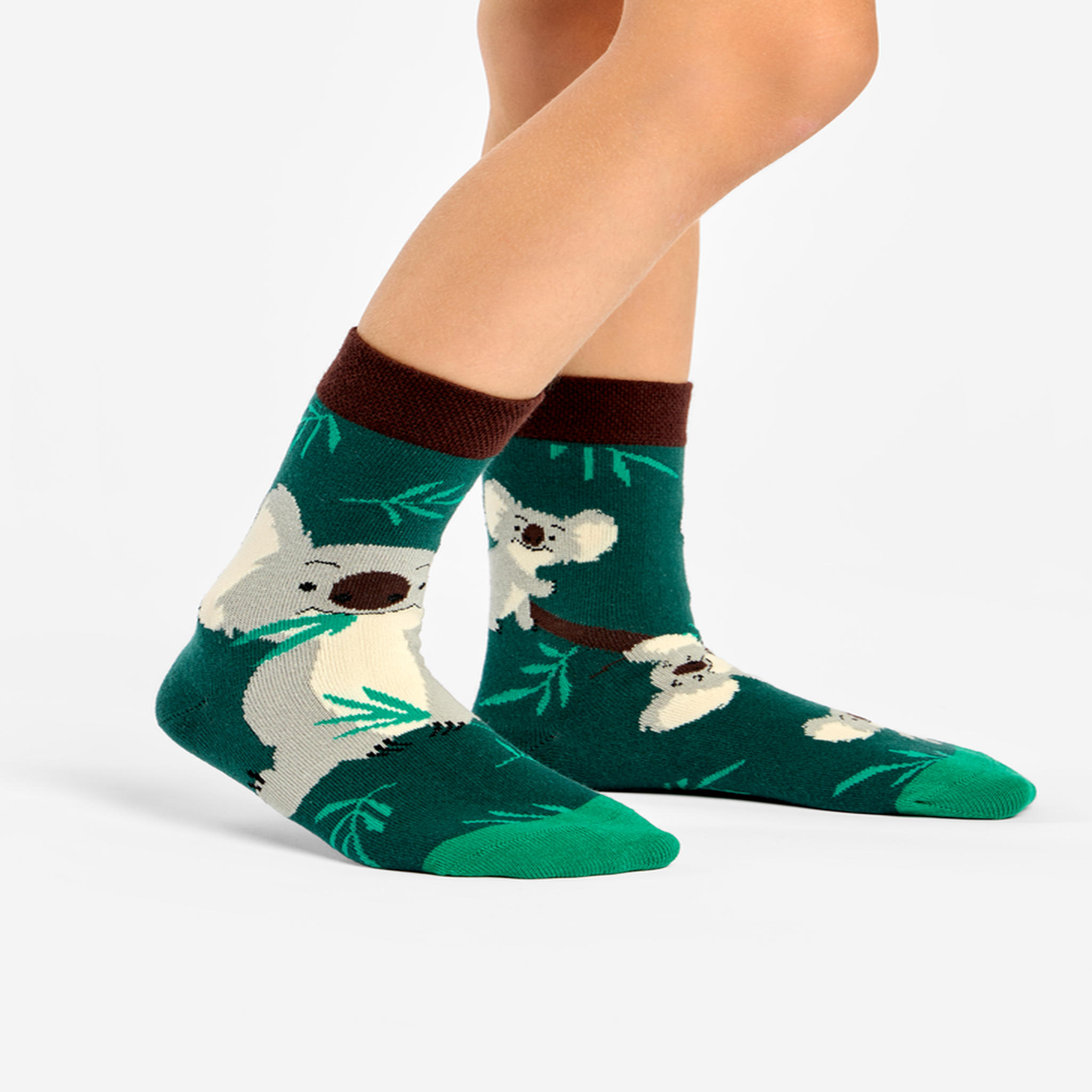 Voir la diapositive 2 : DEDOLES Chaussettes enfants koala & feuilles