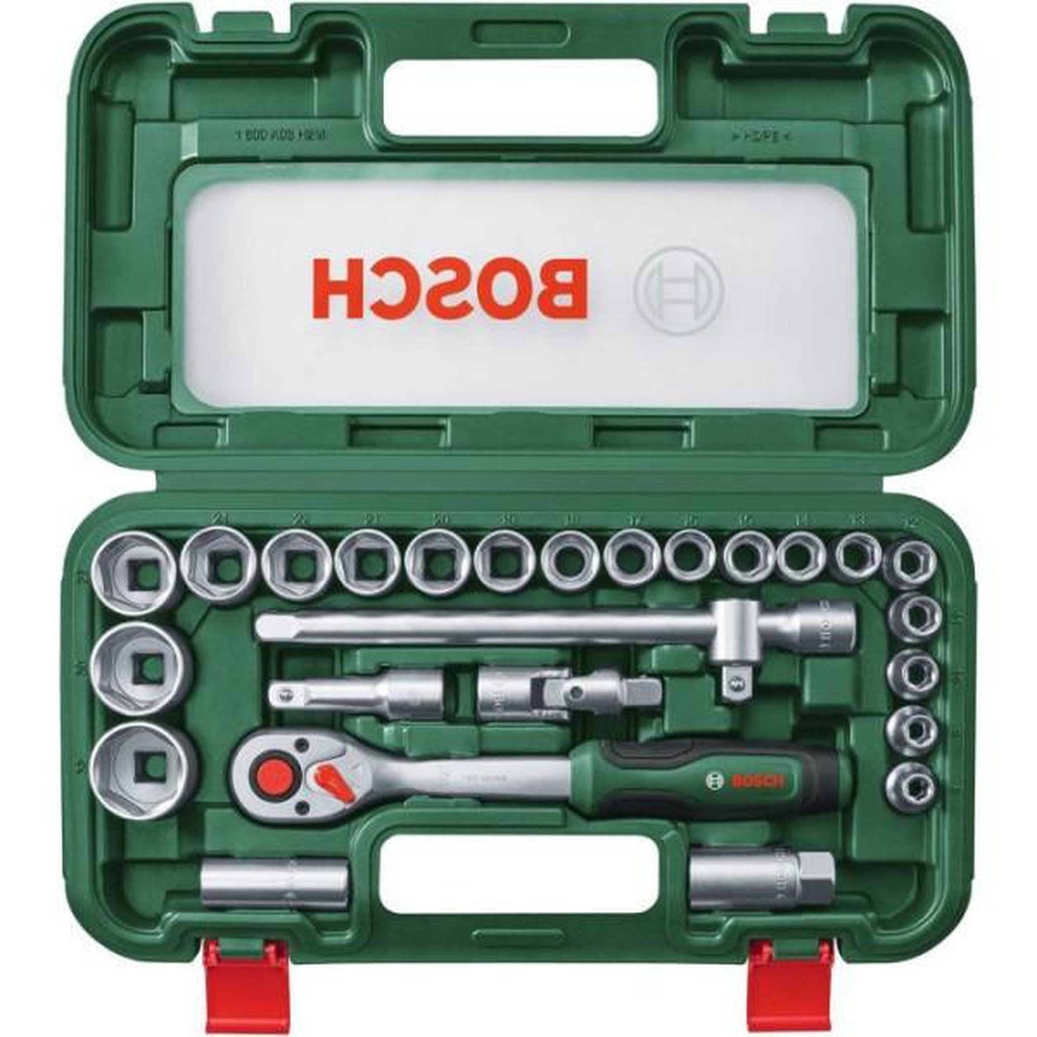Voir la diapositive 3 : BOSCH Set de cliquets 1/2 bosch - 26pcs