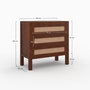 Voir la diapositive 4 : Rendez vous déco Commode en bois de manguier et cannage-Tiki