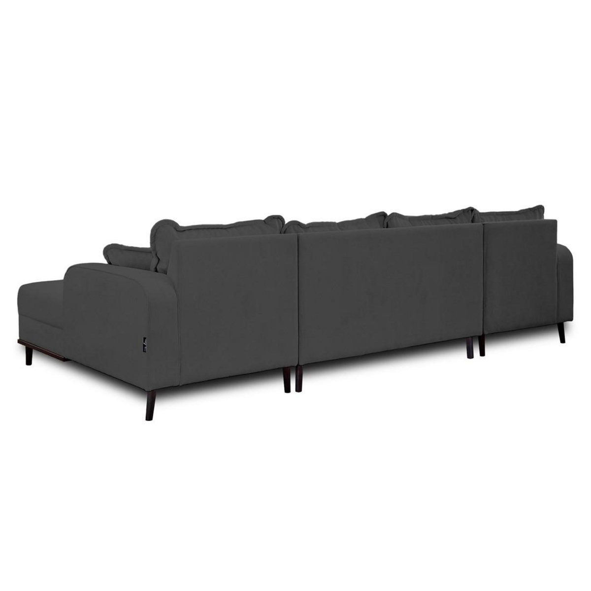 LISA DESIGN Albane - canapé panoramique en u - 7 places - en velours côtelé