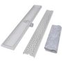 Voir la diapositive 3 : VIDAXL Drain de douche lineaire 930x140 mm acier inoxydable