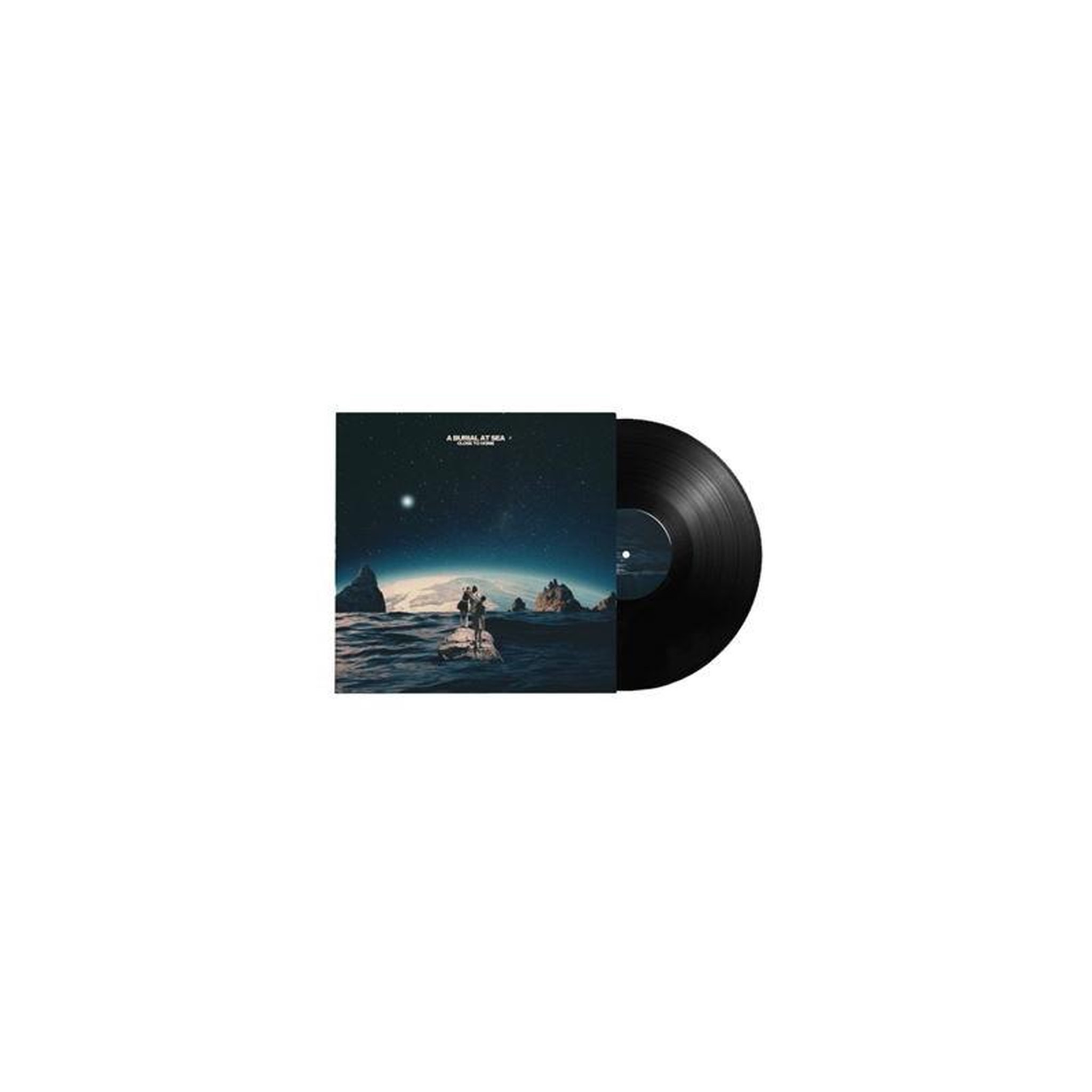 Vinyle lp close to home, a burial at sea, disque noir