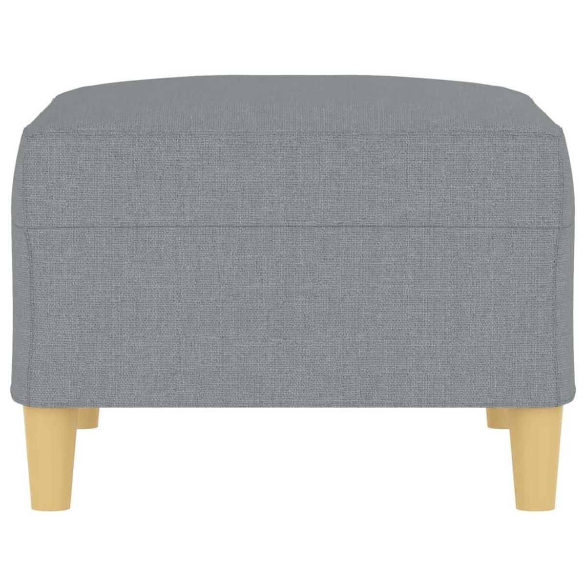 VIDAXL Repose-pied Gris clair 70x55x41 cm Tissu