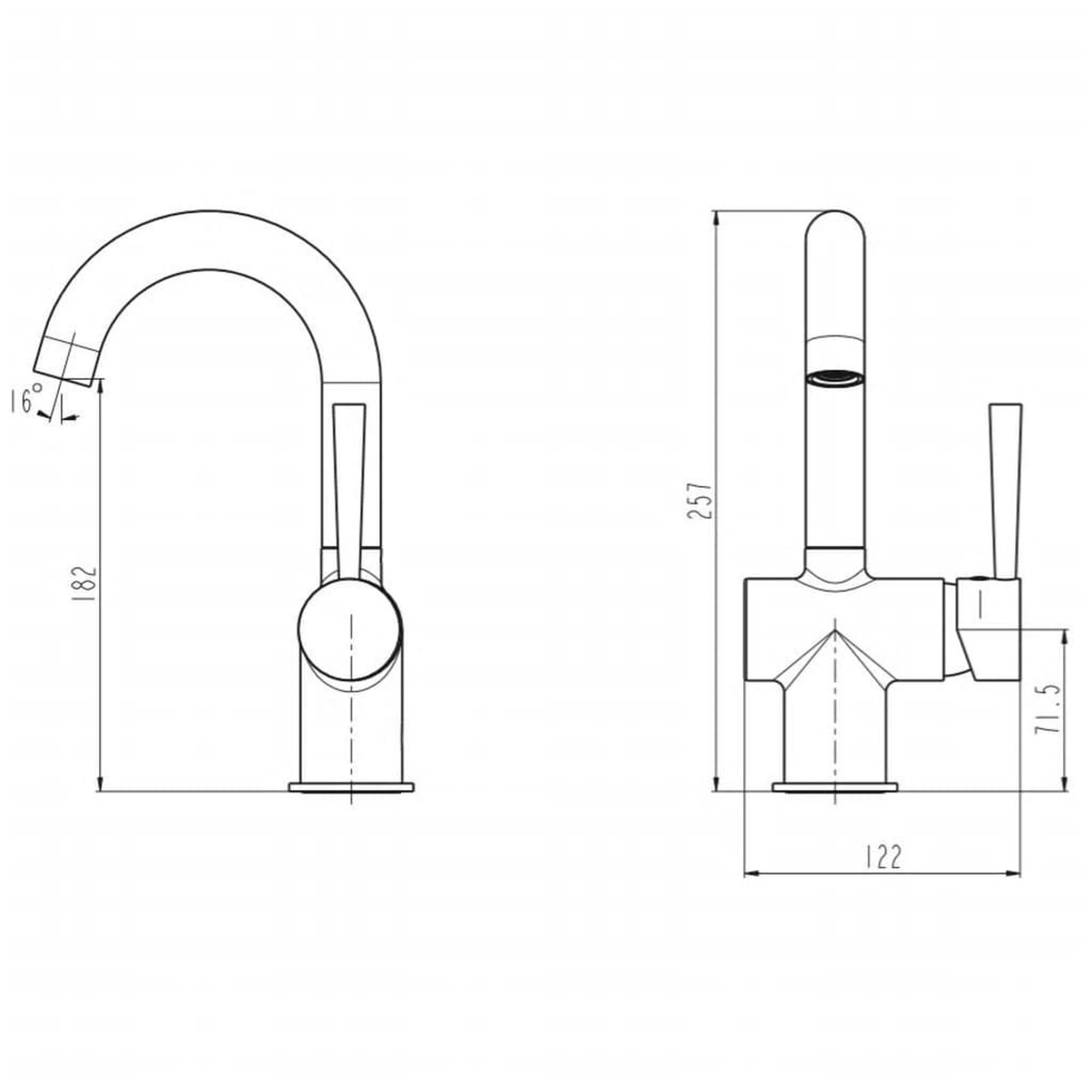 Voir la diapositive 2 : SCHUTTE SCHÜTTE Mitigeur de lavabo CORNWALL chrome