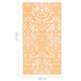 Voir la diapositive 6 : VIDAXL Tapis d'exterieur ARAKIL Orange et blanc 160x230 cm PP