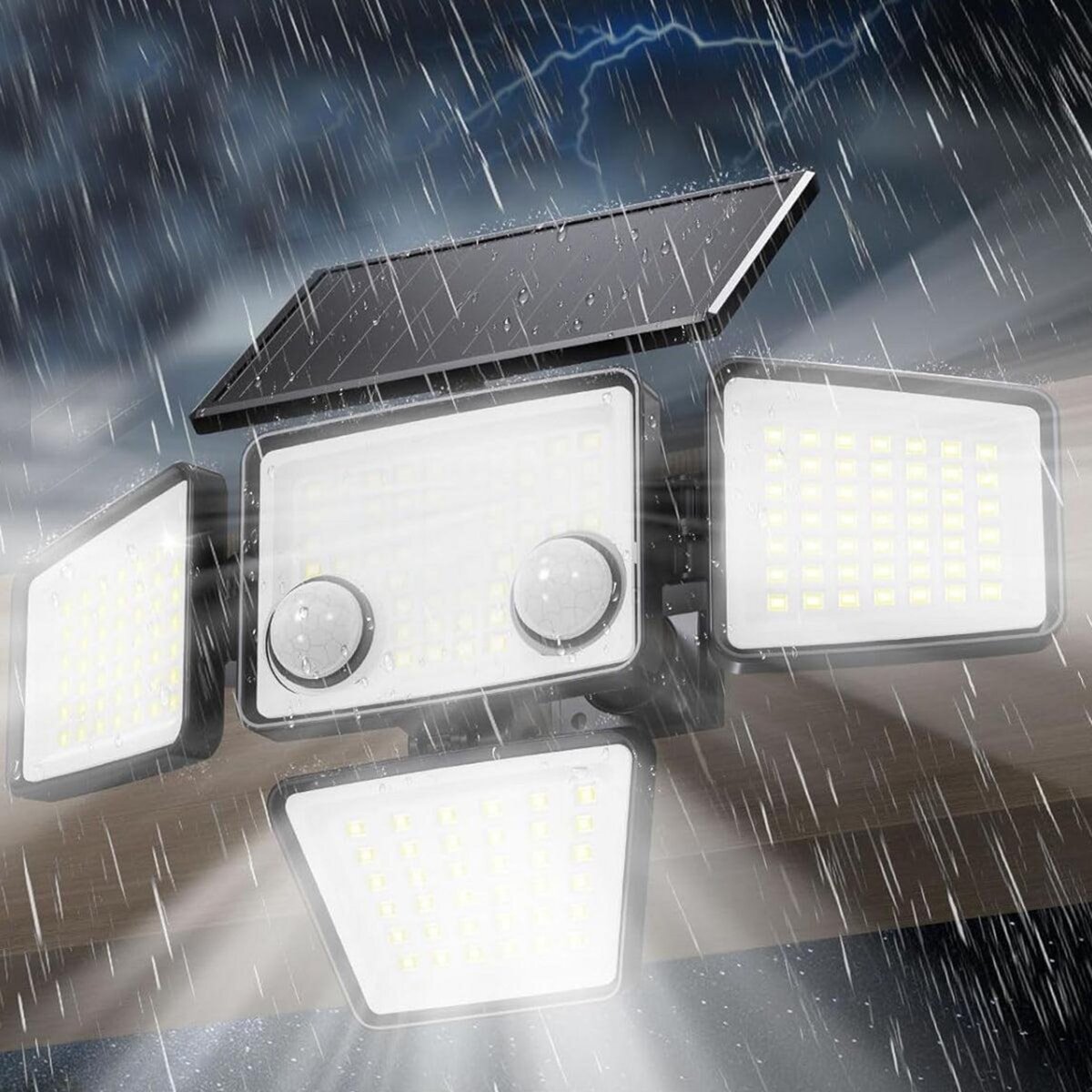 Lumisky Lot de 2 Spots Solaires FAIRVIEW Noir ABS H15cm