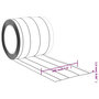 Voir la diapositive 6 : VIDAXL Rideau de porte transparent 200 mmx1,6 mm 25 m PVC