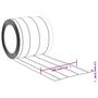 Voir la diapositive 6 : VIDAXL Rideau de porte transparent 200 mmx1,6 mm 25 m PVC