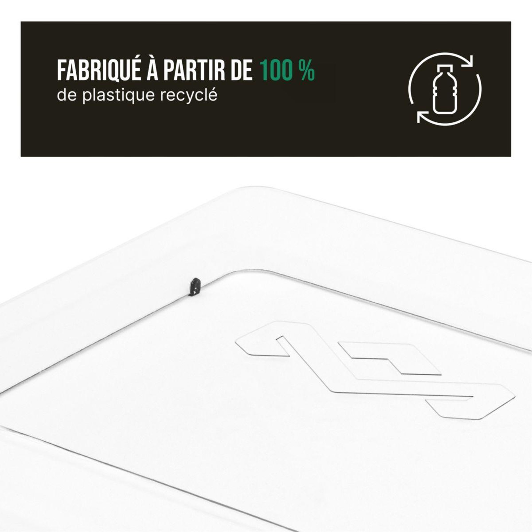 Voir la diapositive 2 : MARLEY Accessoire Couvercle en plexi recyclé pour platine