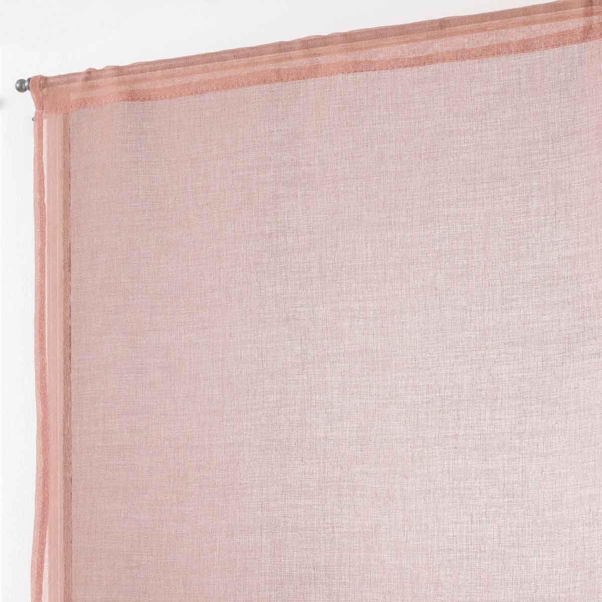 Voir la diapositive 2 : Douceur d'Intérieur Paire de voilages  sandra  60x90cm rose