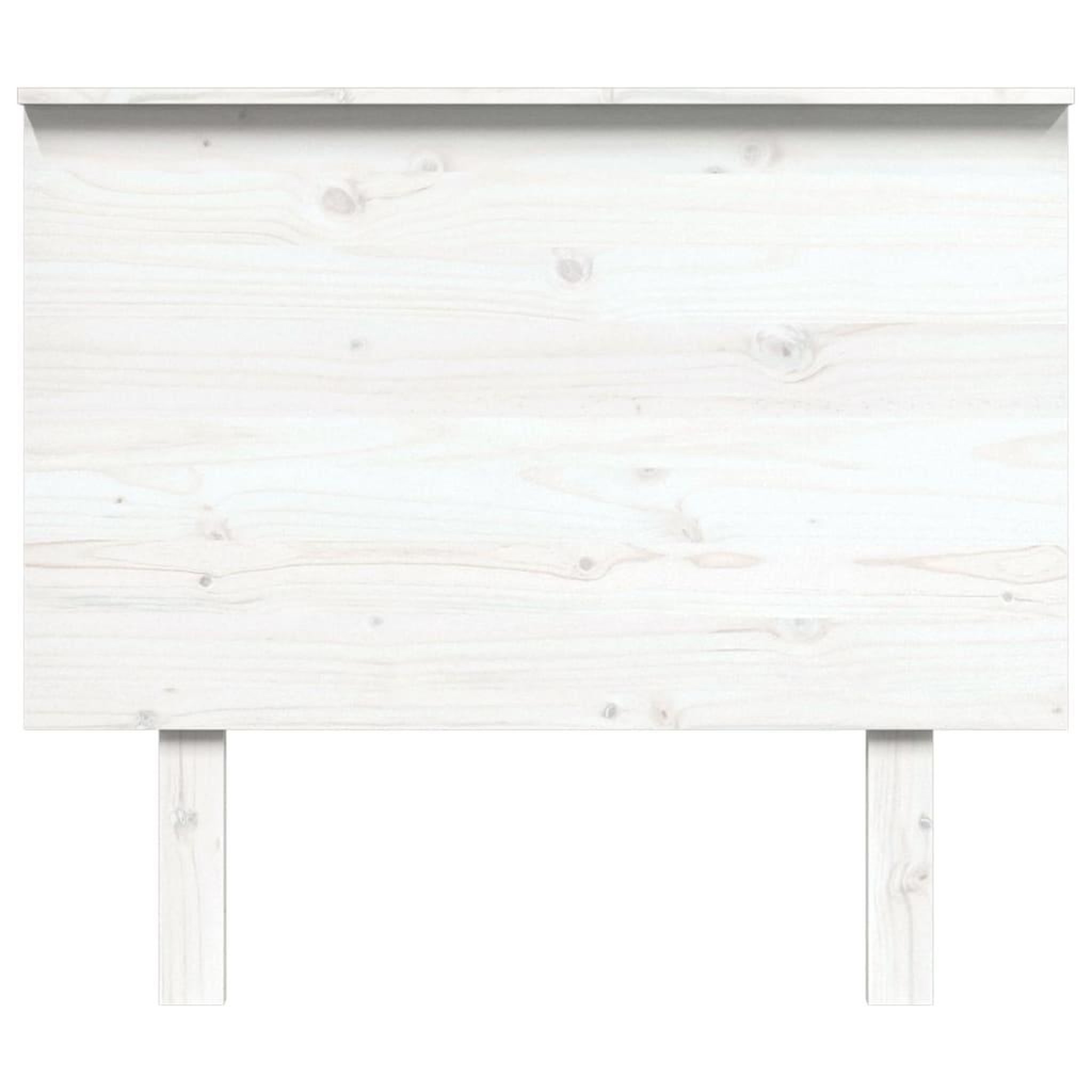 Voir la diapositive 3 : VIDAXL Tete de lit Blanc 94x6x82,5 cm Bois massif de pin
