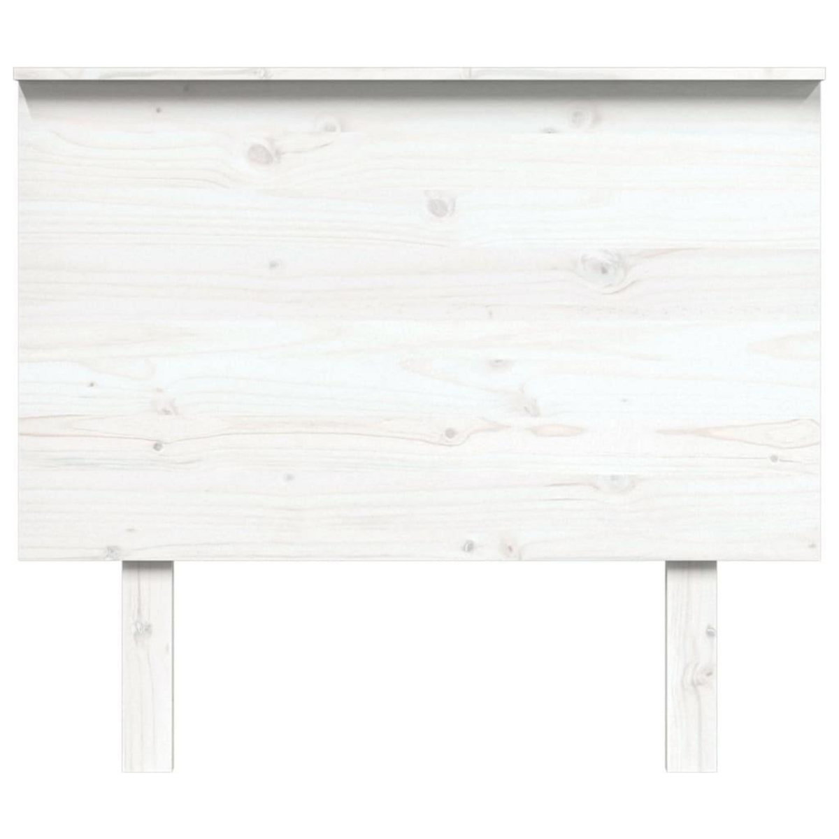 VIDAXL Tete de lit Blanc 94x6x82,5 cm Bois massif de pin