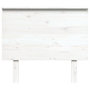 Voir la diapositive 3 : VIDAXL Tete de lit Blanc 94x6x82,5 cm Bois massif de pin