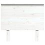 Voir la diapositive 3 : VIDAXL Tete de lit Blanc 94x6x82,5 cm Bois massif de pin