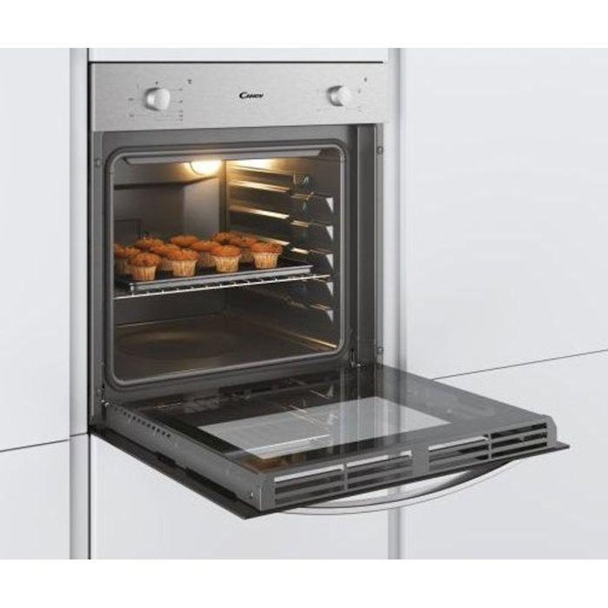 Candy Four intégrable 70l 60cm a émail inox - FCS100XE
