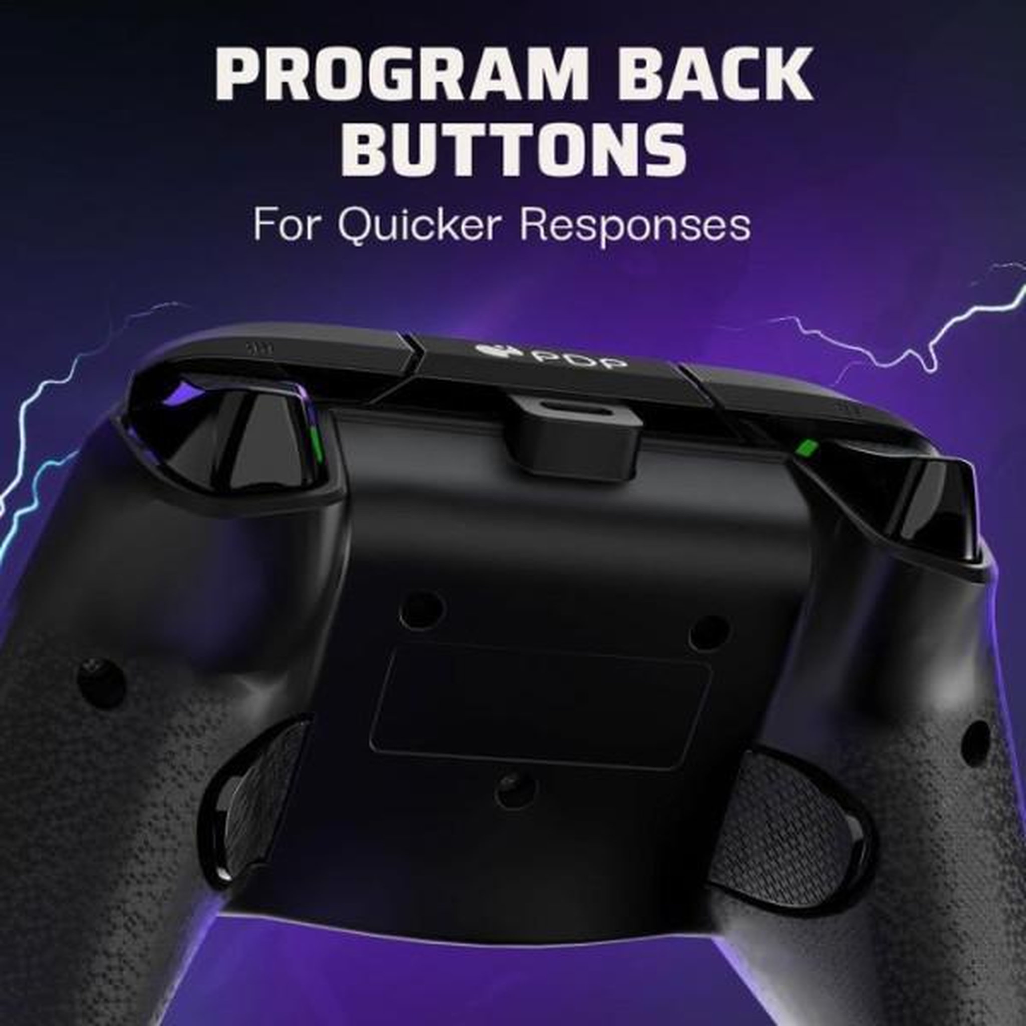 Voir la diapositive 4 : PDP Xbox REMATCH GLOW Wired controller Jolt Green