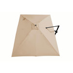 Proloisirs Toile Parasol Mat Déporté NH 3x4/8 Polyester 250gr Gr6 - Ecru