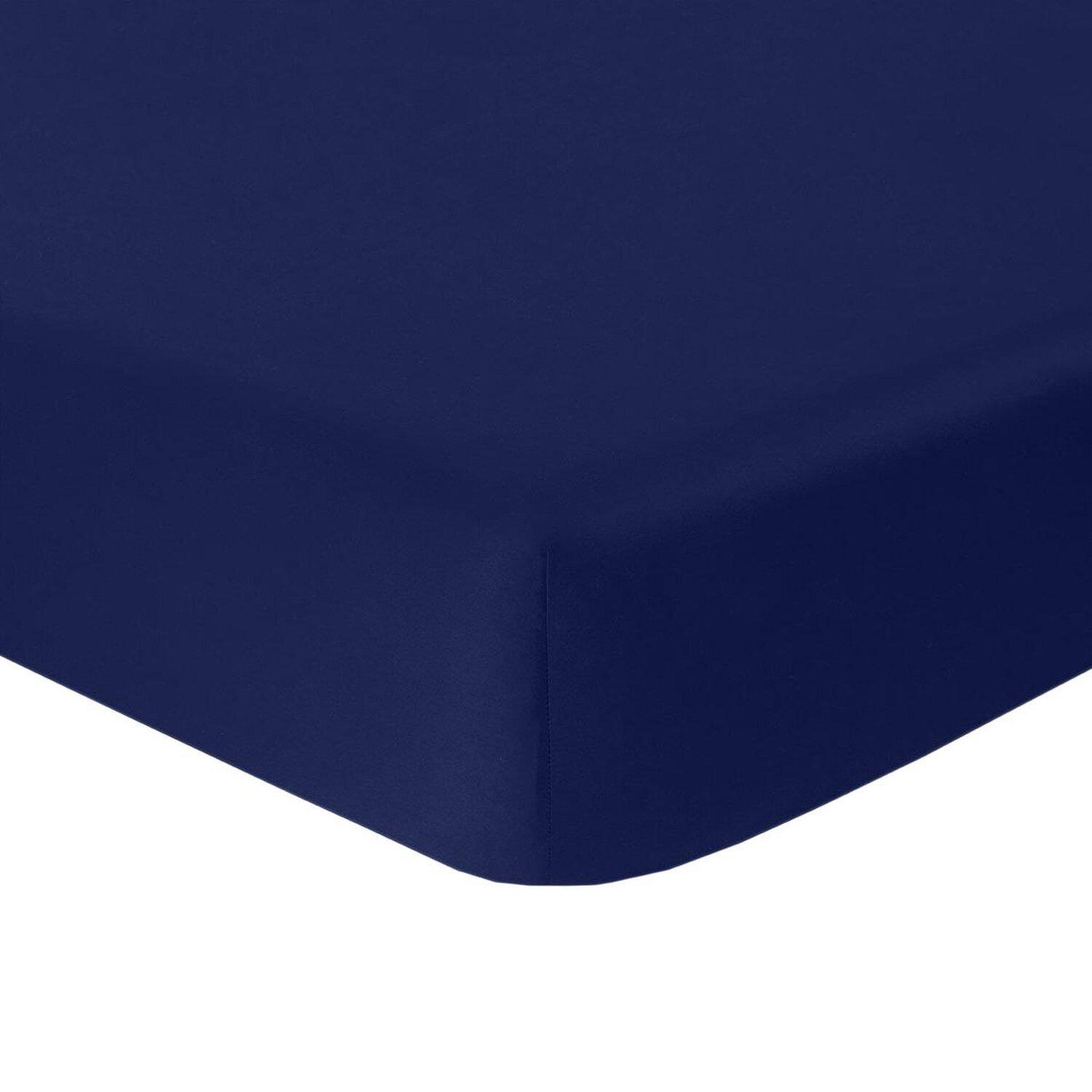 ATELIER DU COTON Drap housse 100% coton 57fils. Coloris disponibles : Rouge