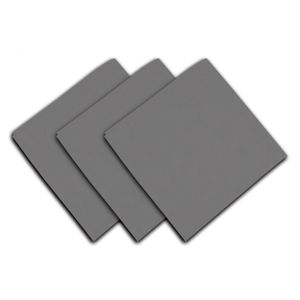 SOLEIL D'OCRE Lot de 3 serviettes de table en coton 45x45 cm PANAMA, par Soleil d'Ocre