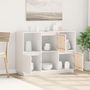 Voir la diapositive 3 : VIDAXL Buffet Blanc 110,5x35x80 cm Bois massif de pin