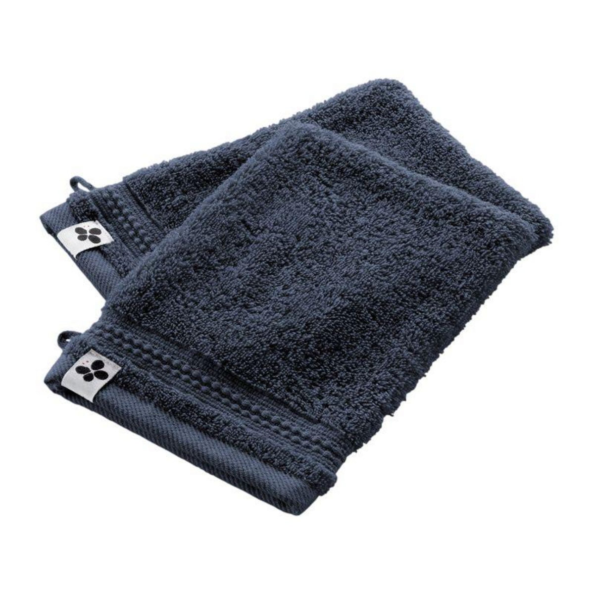 L EFFET PAPILLON Lot de 2 gants de toilette  Garance  15 x 21 cm / 100% Coton Bio / 600 gr/m² l'Effet Papillon -  - Lot de 2 Gants de toilette 15 x 21 cm